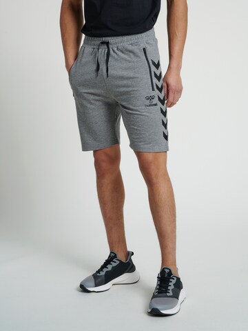 Regular Pantalon de sport 'Ray 2.0' Hummel en gris : devant