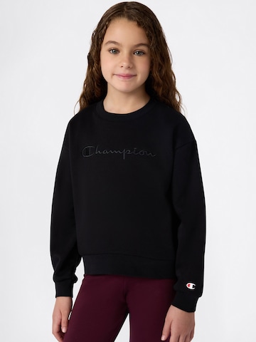 Champion Authentic Athletic Apparel - Sudadera en negro: frente