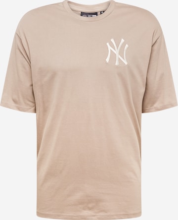 NEW ERA - Camiseta 'League Essentials' en beige: frente