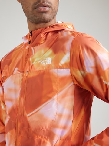 THE NORTH FACE - Casaco deportivo 'HIGHER RUN' em laranja