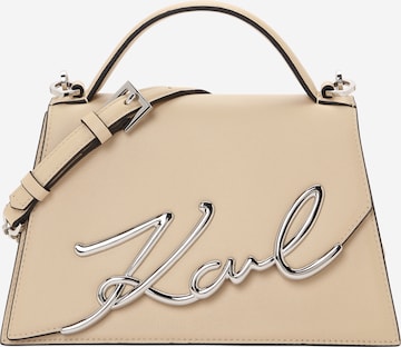 Sacs à main Karl Lagerfeld en beige : devant