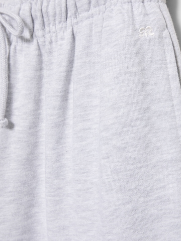 Pull&Bear Wide leg Broek 'PACIFIC' in Grijs