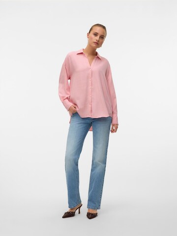 VERO MODA Blouse 'VMMelanry' in Pink