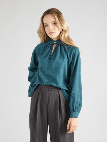 Samsøe Samsøe - Blusa 'Karookhi' em verde: frente