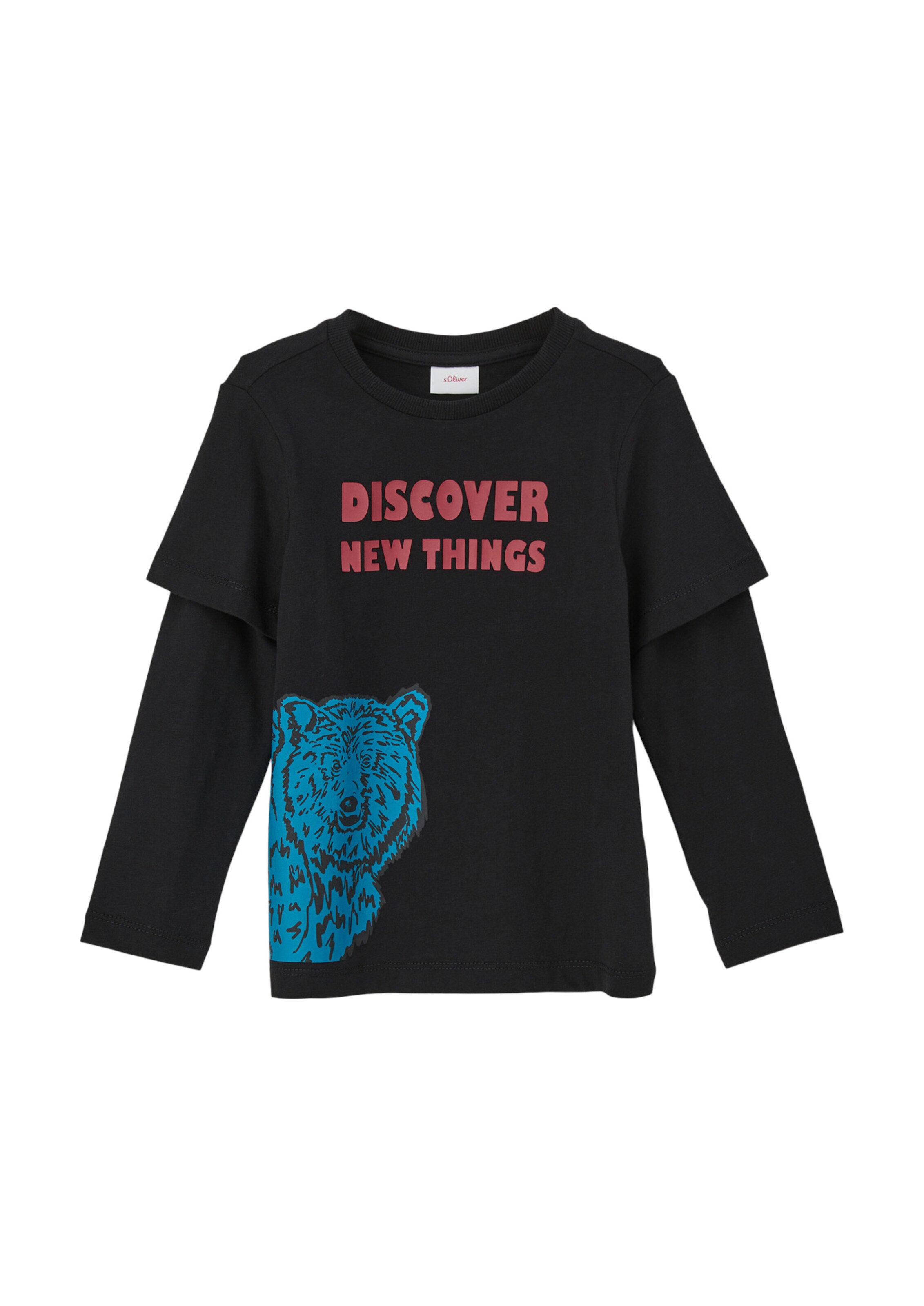 T-Shirt s.Oliver en noir : devant