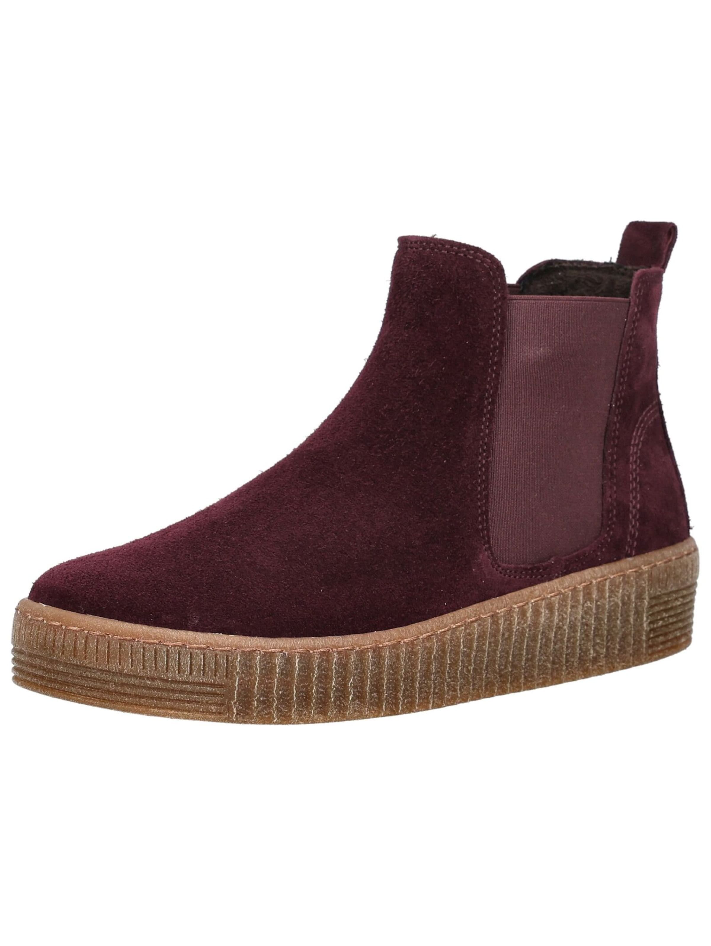 Bottines GABOR en rouge : devant