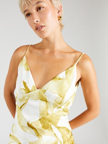 Robe Bardot en vert