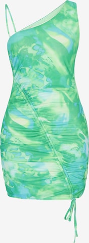 IZIA - Vestido em verde: frente