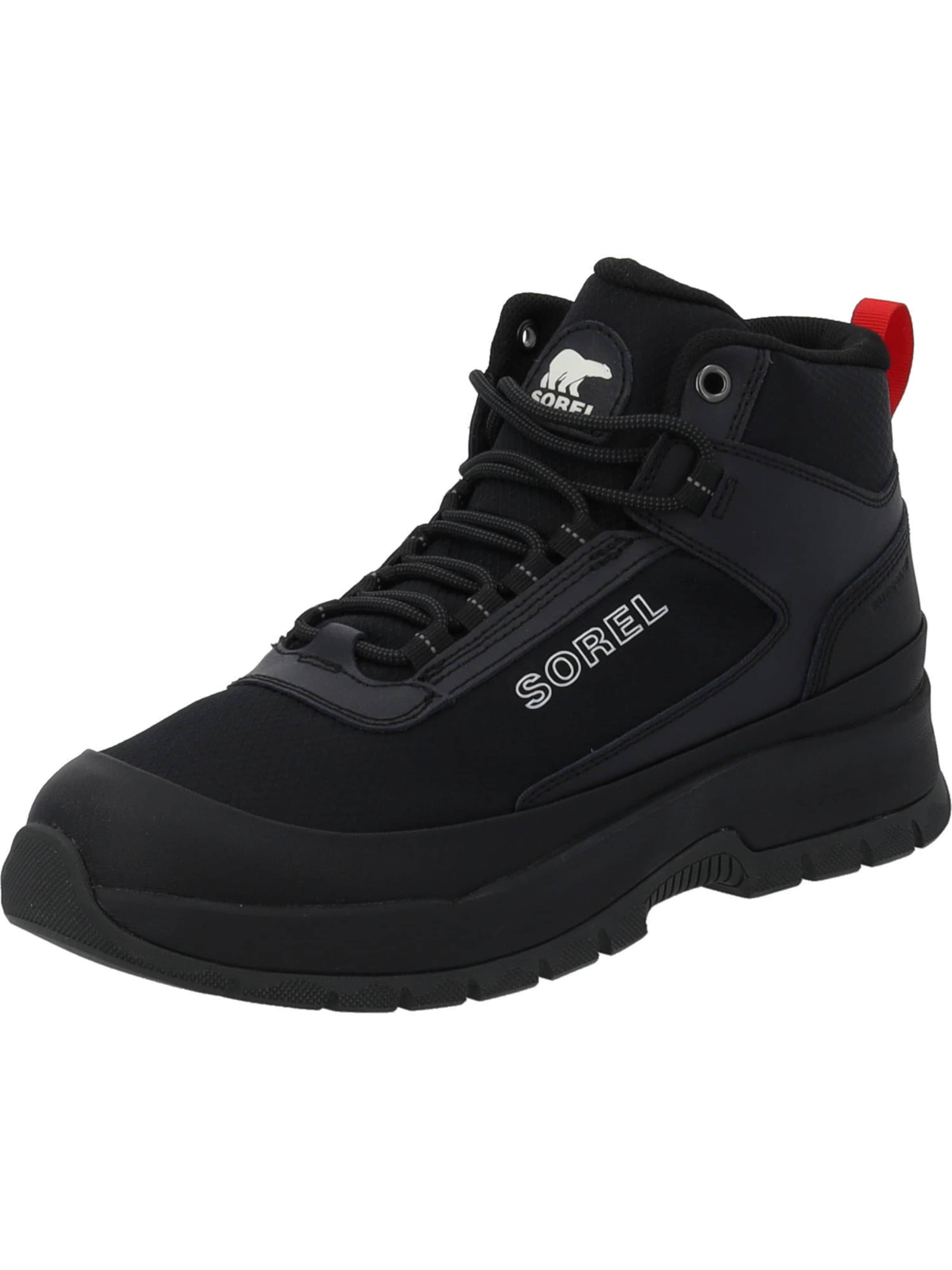 Bottes à lacets 'Outing NW Sneaker Mid 2138721' SOREL en noir : devant