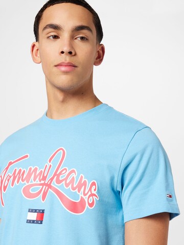 Tommy Jeans T-Shirt 'College' in Blau