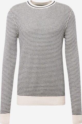 Casual Friday Sweater 'Karl' in Beige: front