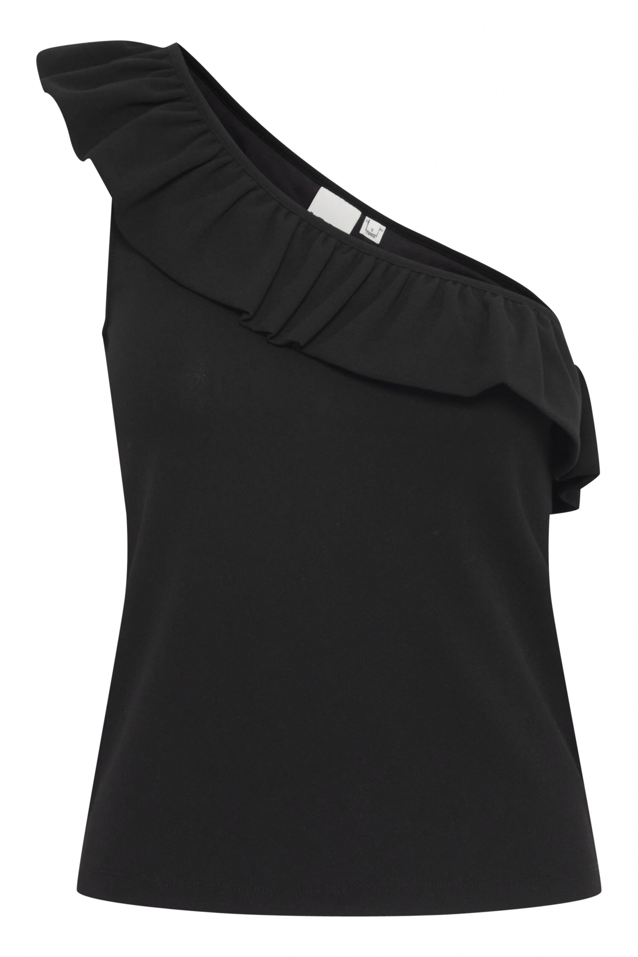 ICHI Топ 'KATINE' в черно: отпред