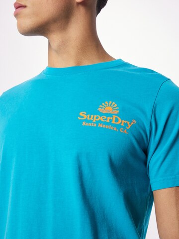 T-Shirt Superdry en bleu