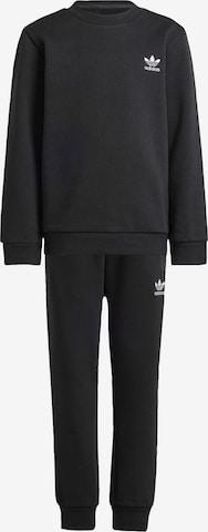 Tuta da jogging 'Essentials' di ADIDAS ORIGINALS in nero: frontale