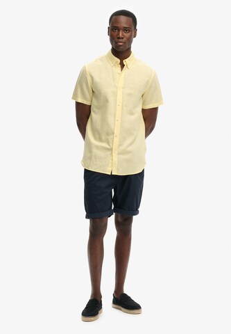 Fit confort Chemise Superdry & Co en jaune