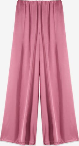 Baggy Pantalon oltre en rose : devant