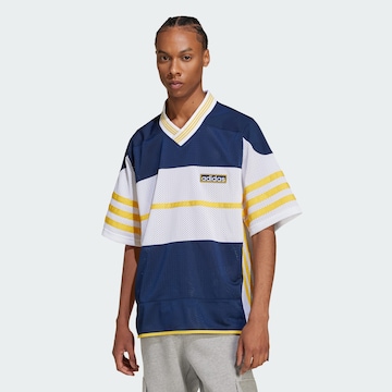 Tricou 'Adicolor' de la ADIDAS ORIGINALS pe albastru: față