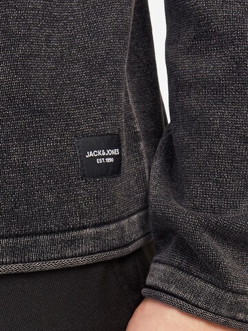 JACK & JONES Regular fit Sweater 'Leo' in Black