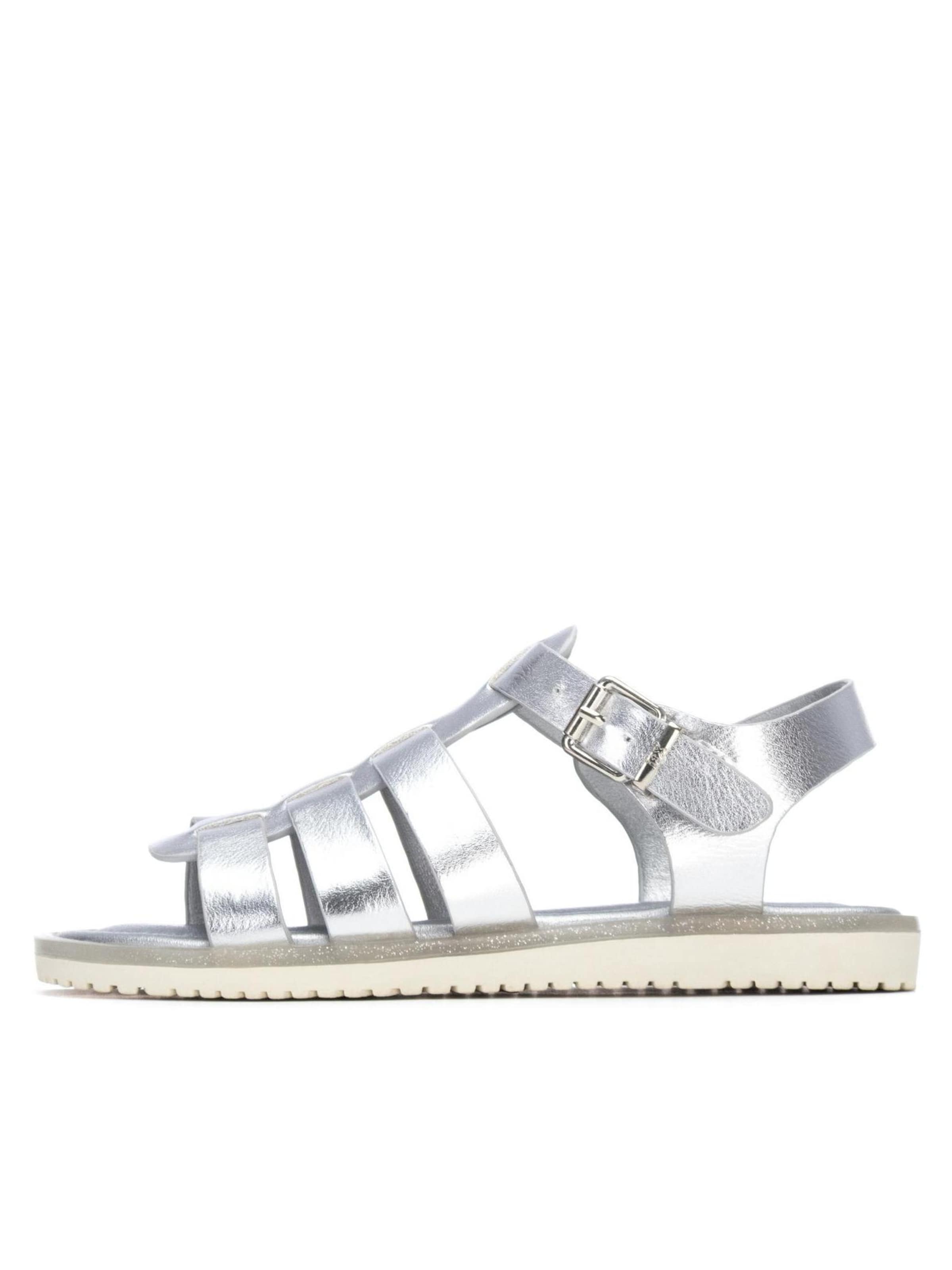 Xti - Sandalias en plata: frente