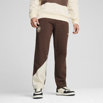 PUMA Regular Sports trousers 'FC St. Pauli' in Brown: front