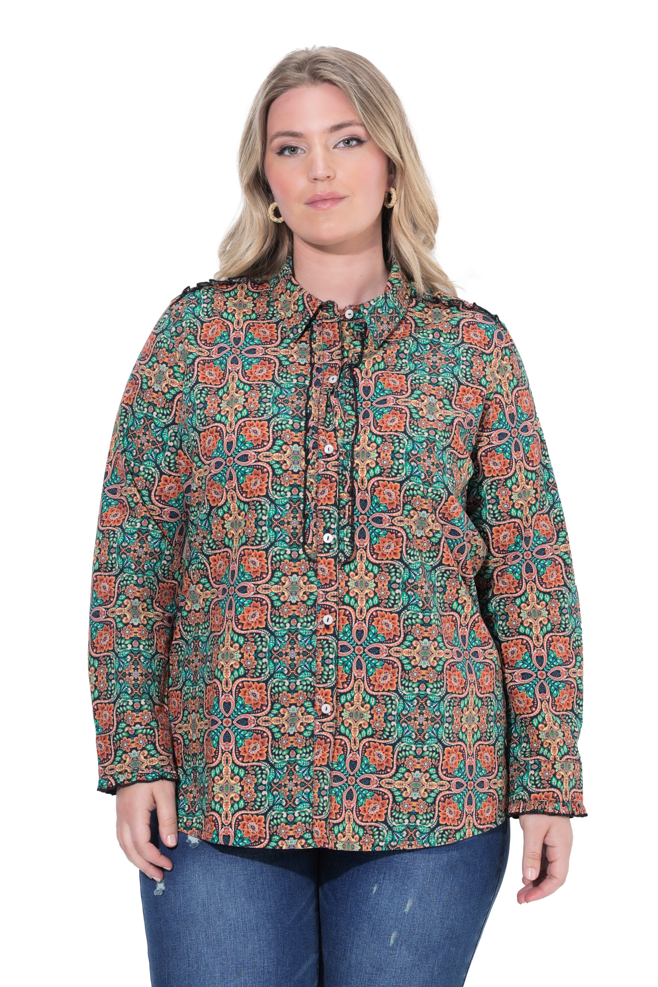 Ulla Popken Blouse in Mixed colours: front