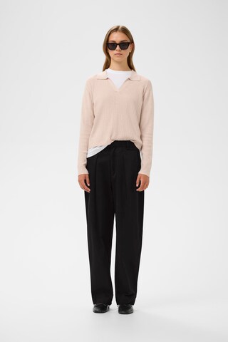 InWear Wide Leg Hose 'TinikkaIW' in Schwarz