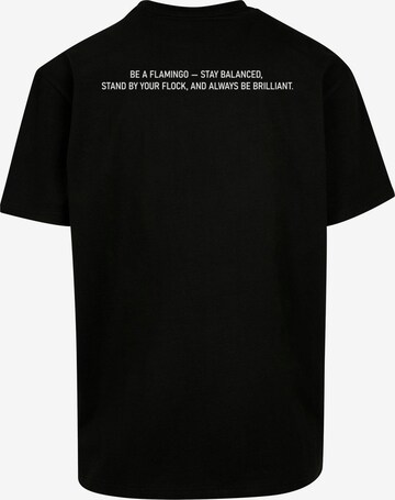 T-Shirt 'Flamingo' Merchcode en noir