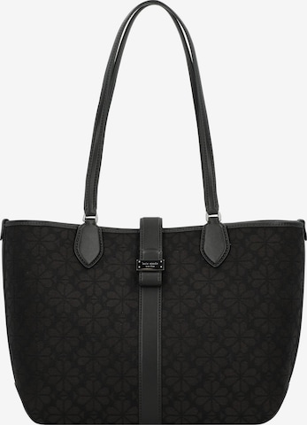 Kate Spade Shopper 'Spade Flower Jacquard Medium Open Tote' in Black: front