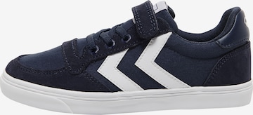 Hummel Sneakers in Blauw: voorkant