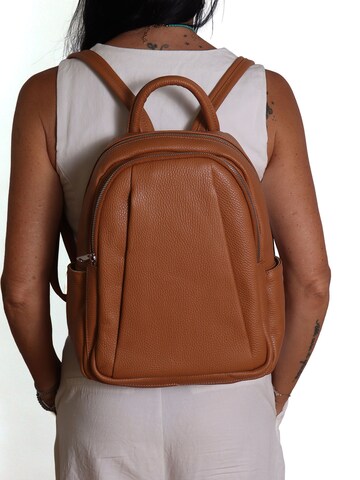 Sac à dos Gave Lux en marron : devant