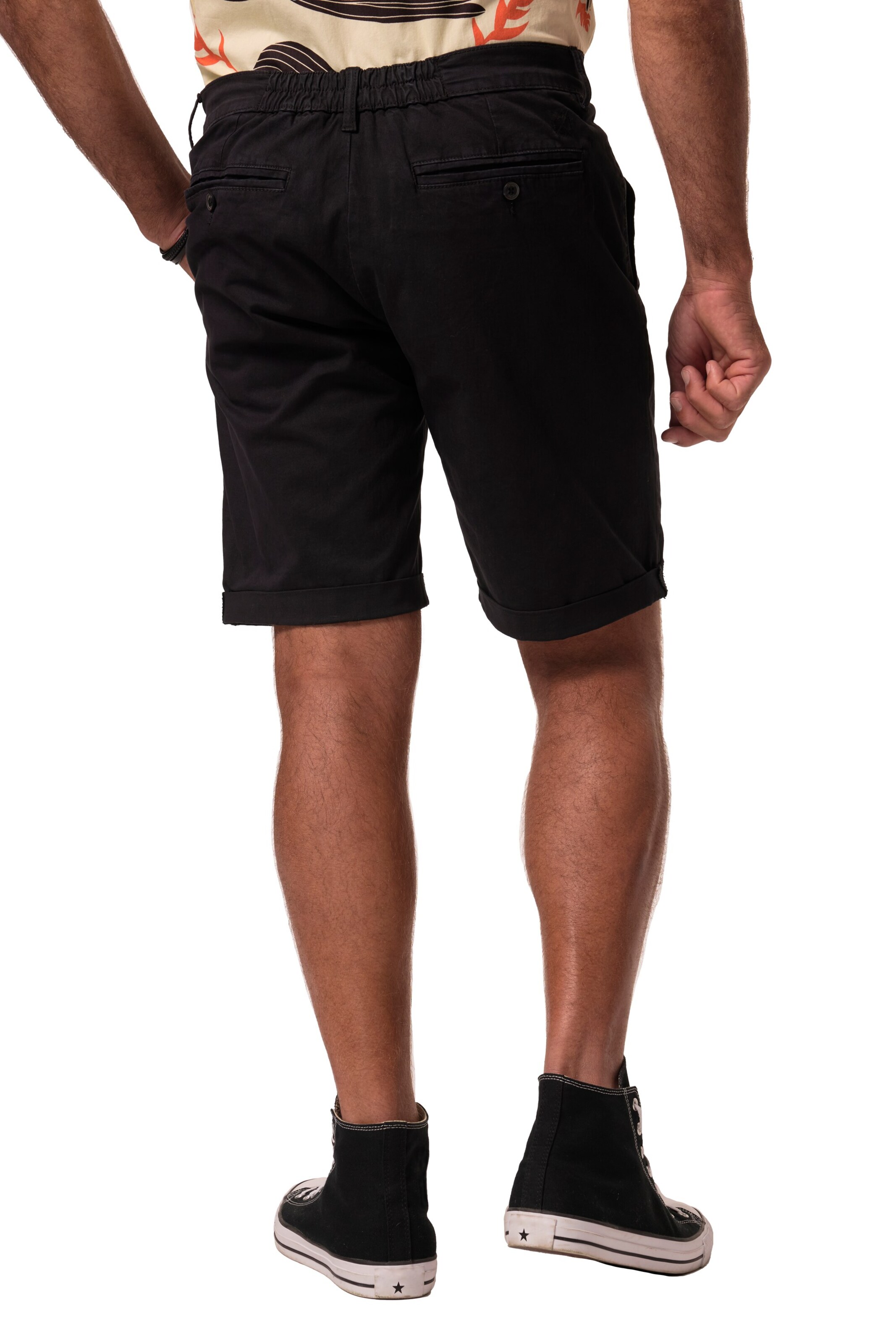 JP1880 Regular Broek 'Bermuda' in Zwart