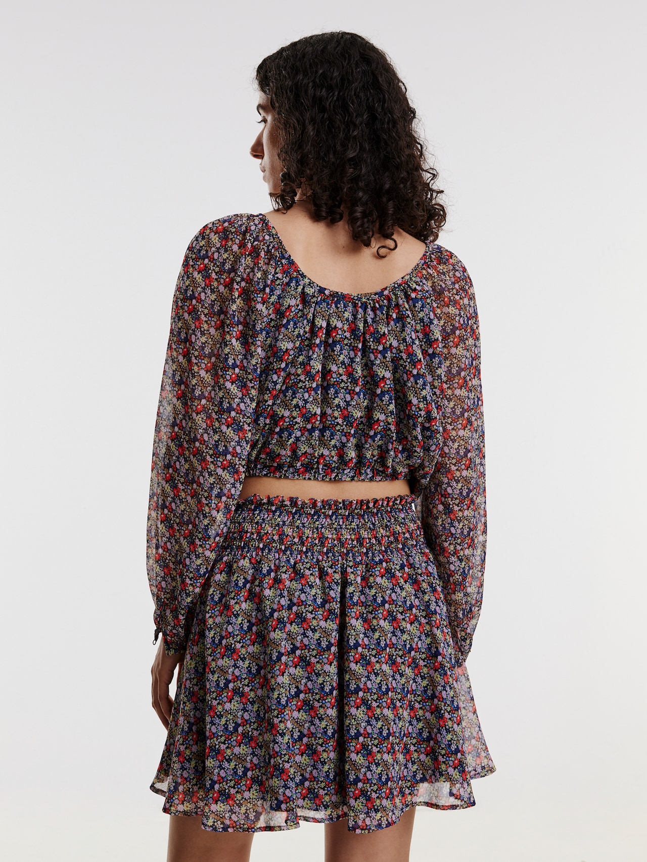 EDITED Chemisier ' Neele' mélange de couleurs