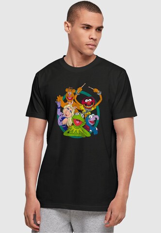 ABSOLUTE CULT T-Shirt 'Muppets - Group Circle' in Schwarz: Vorderseite