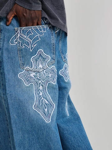 Wide Leg Jean Ed Hardy en bleu