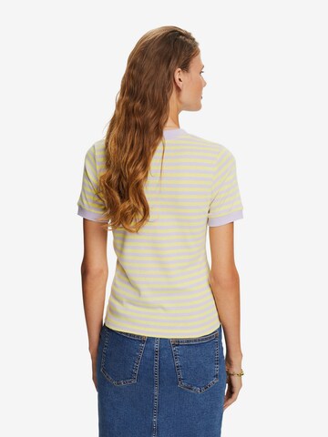T-shirt ESPRIT en jaune