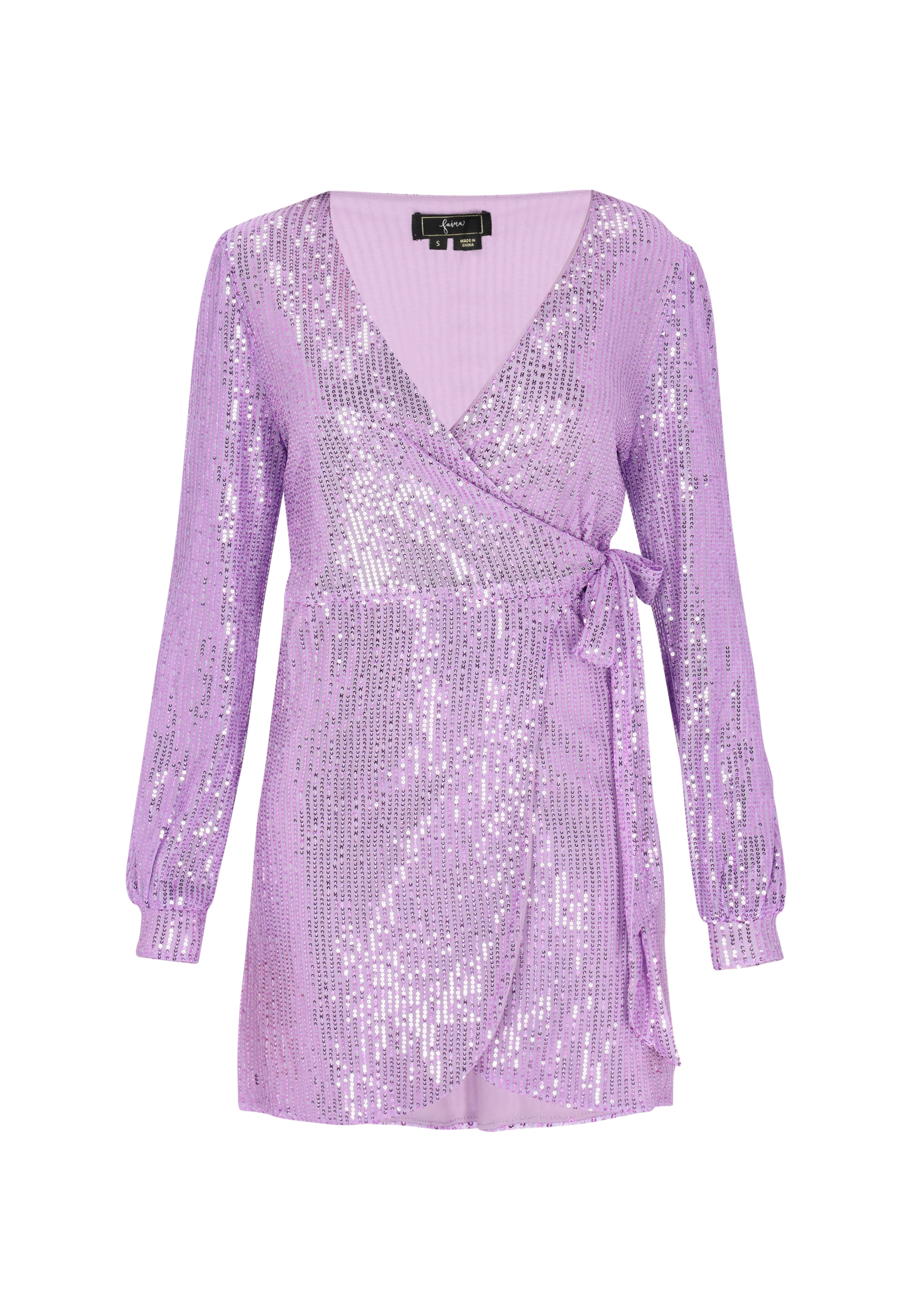 faina Coctailkjole i lilla: forside