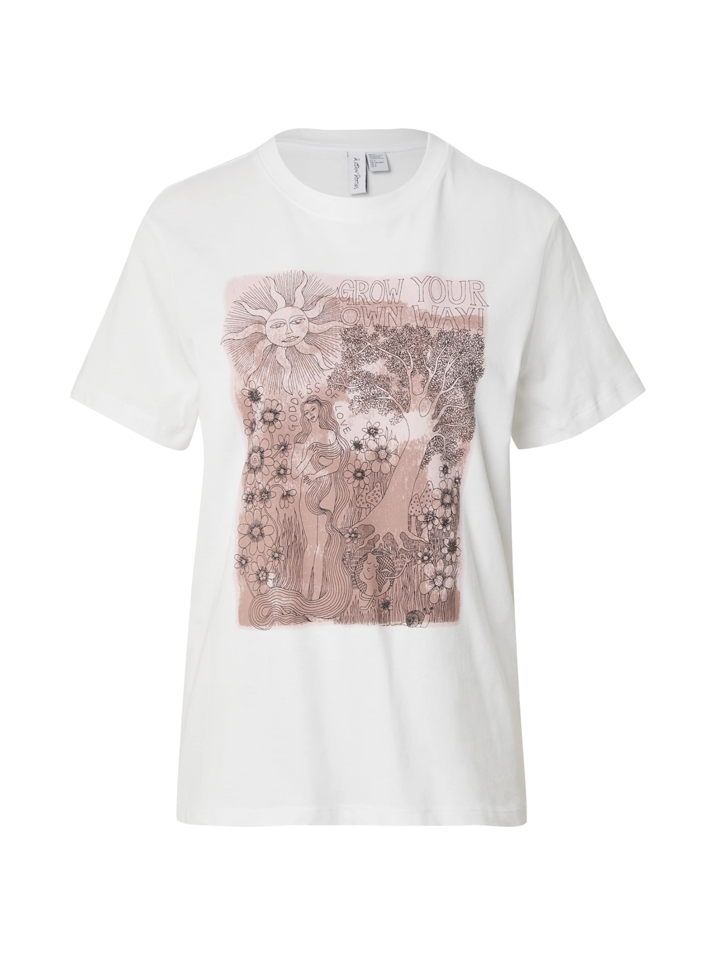 & Other Stories Tričko – bílá: přední strana