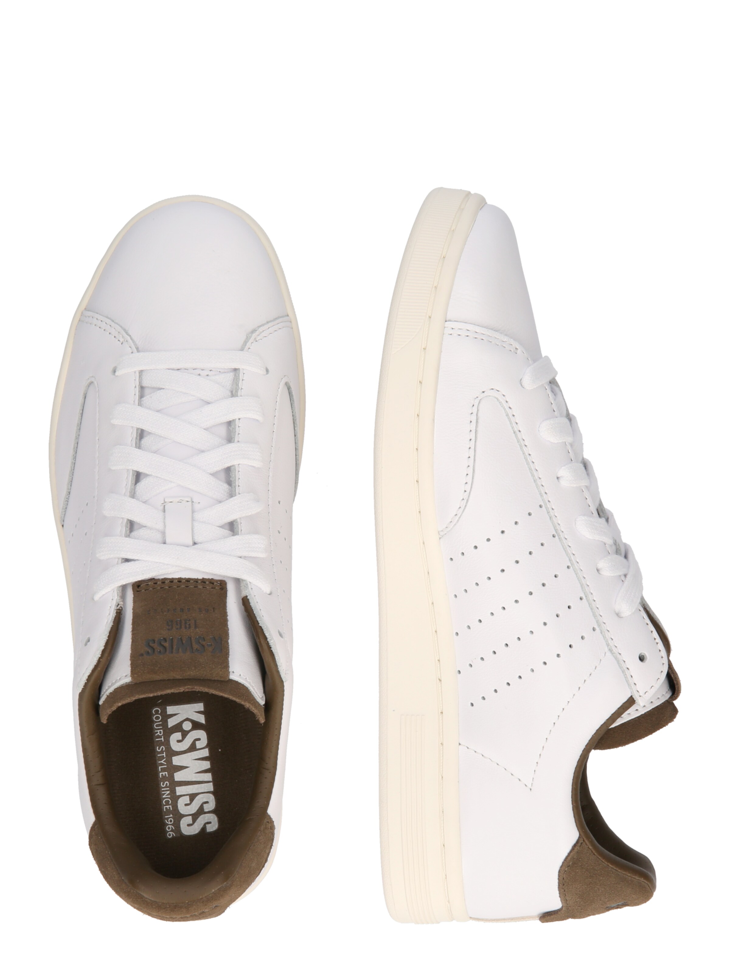 K-SWISS Matalavartiset tennarit 'Lozan Klub' värissä valkoinen