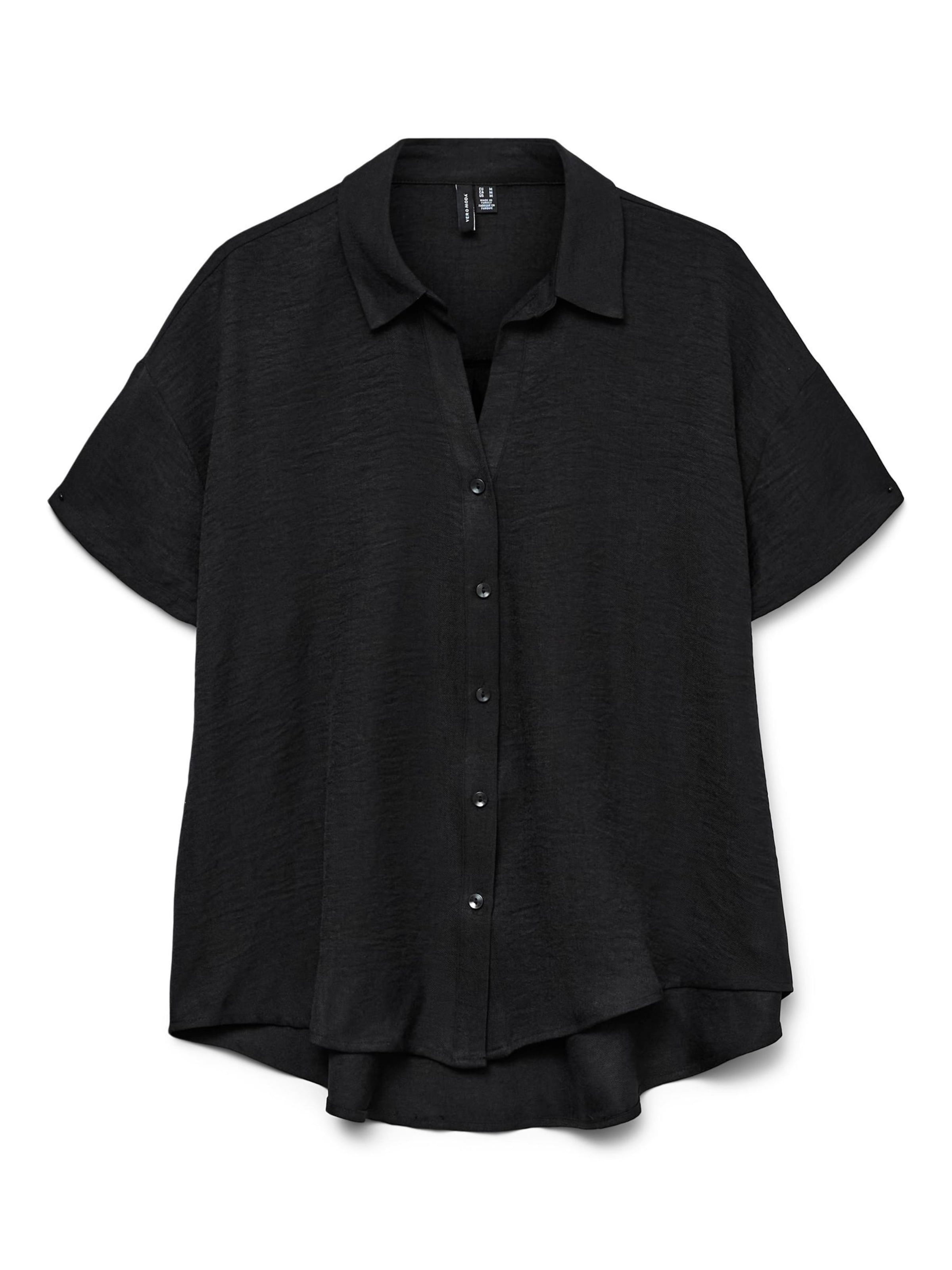 VERO MODA Bluse 'VMMelaney' i sort: forside