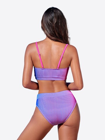 Cupshe Bralette Bikini in Purple