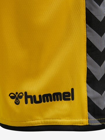 Hummel Regular Sportbroek 'Poly' in Geel