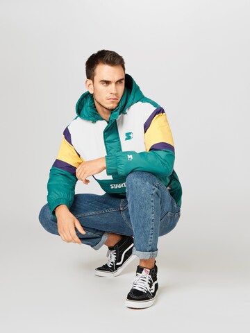 Starter Black Label Regular fit Between-Season Jacket in Green