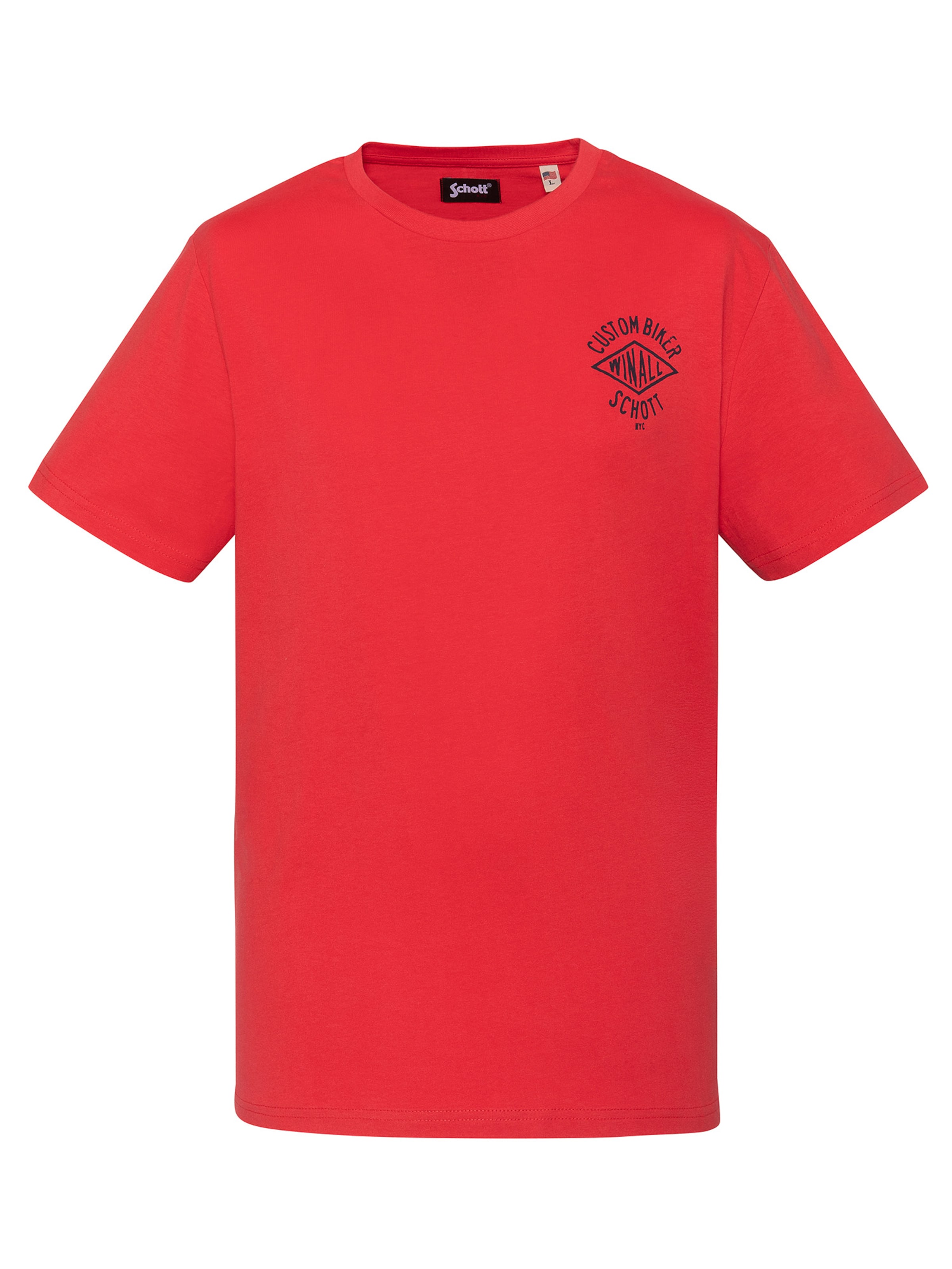 Schott NYC Shirt‌‌ in Rot: Vorderseite