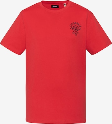 Schott NYC Shirt in Rot: Vorderseite