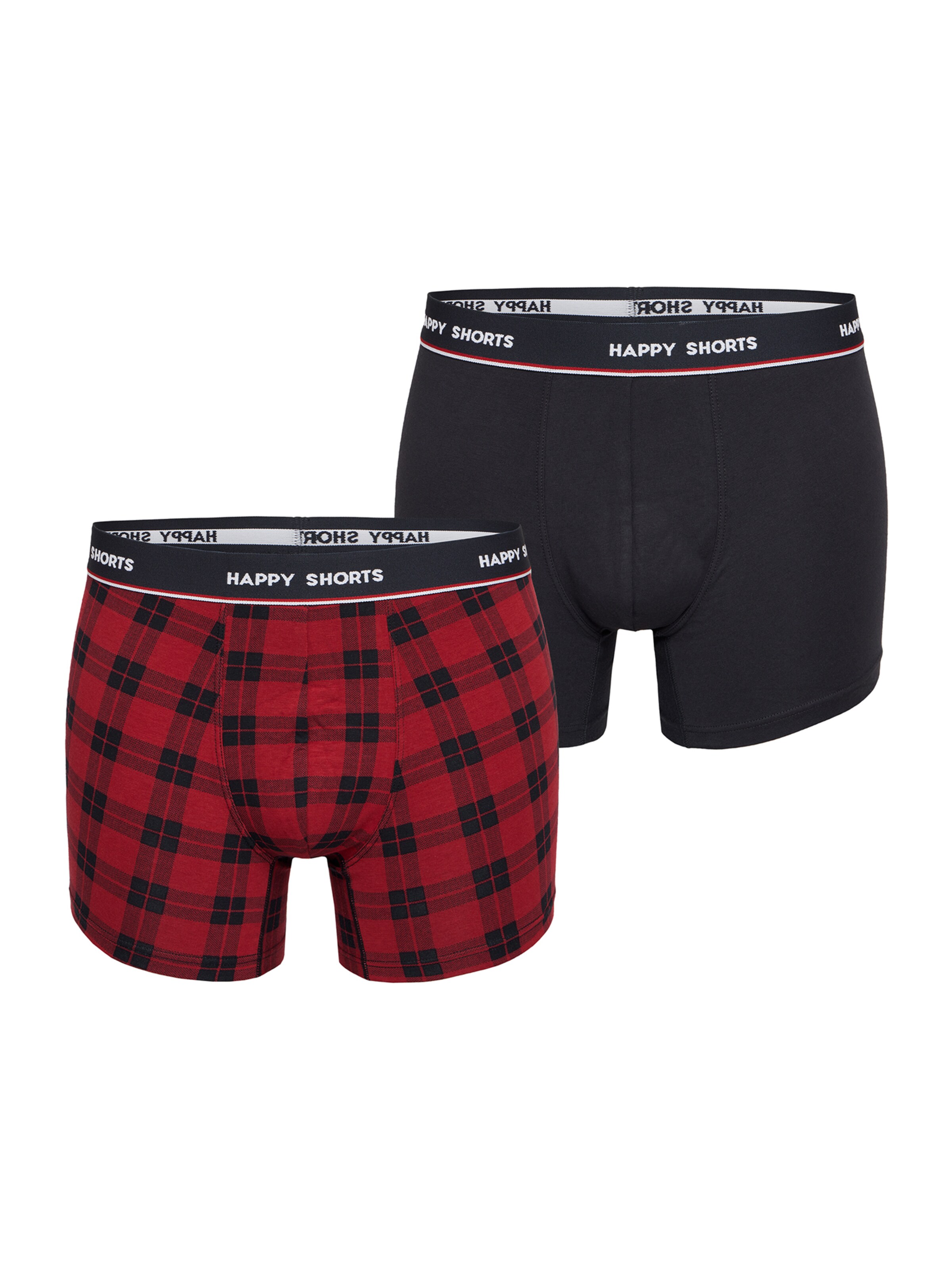 Happy Shorts Retro Pants ' Trunks ' in Blau: Vorderseite