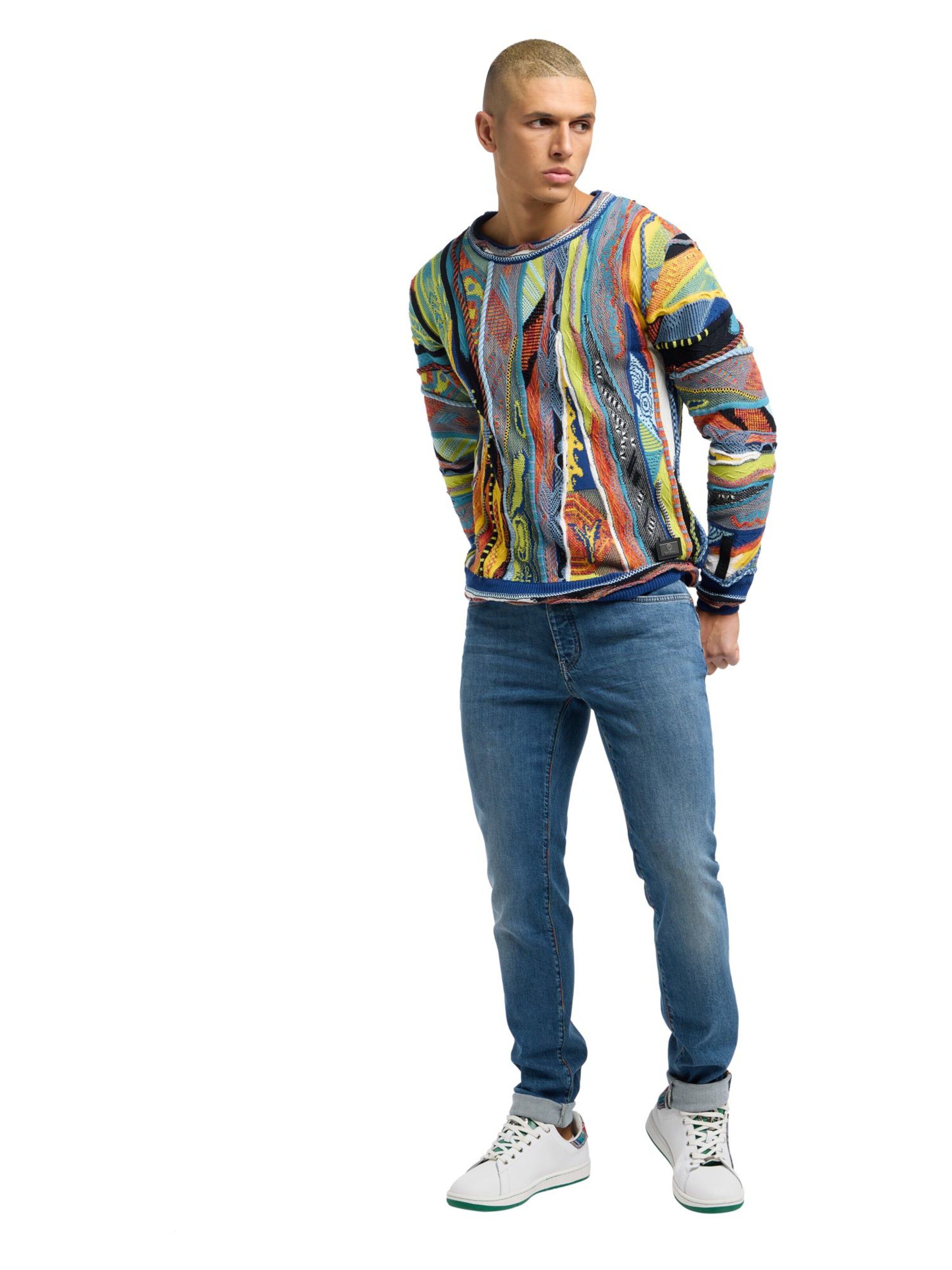 Carlo Colucci Trui 'Dondi' in Gemengde kleuren