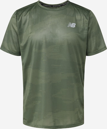 new balance Performance Shirt in Green: front