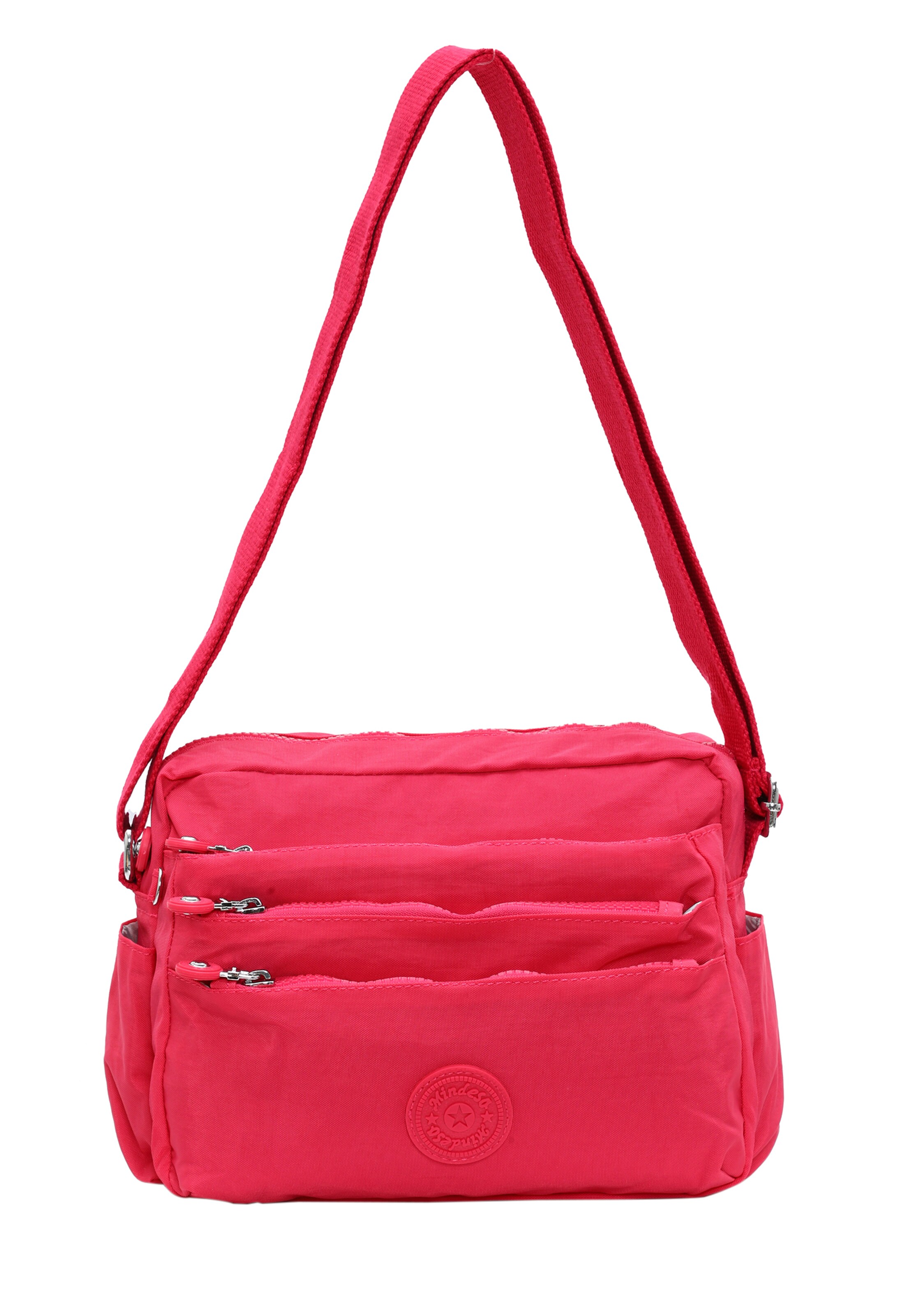 Mindesa - Mala de ombro em rosa: frente