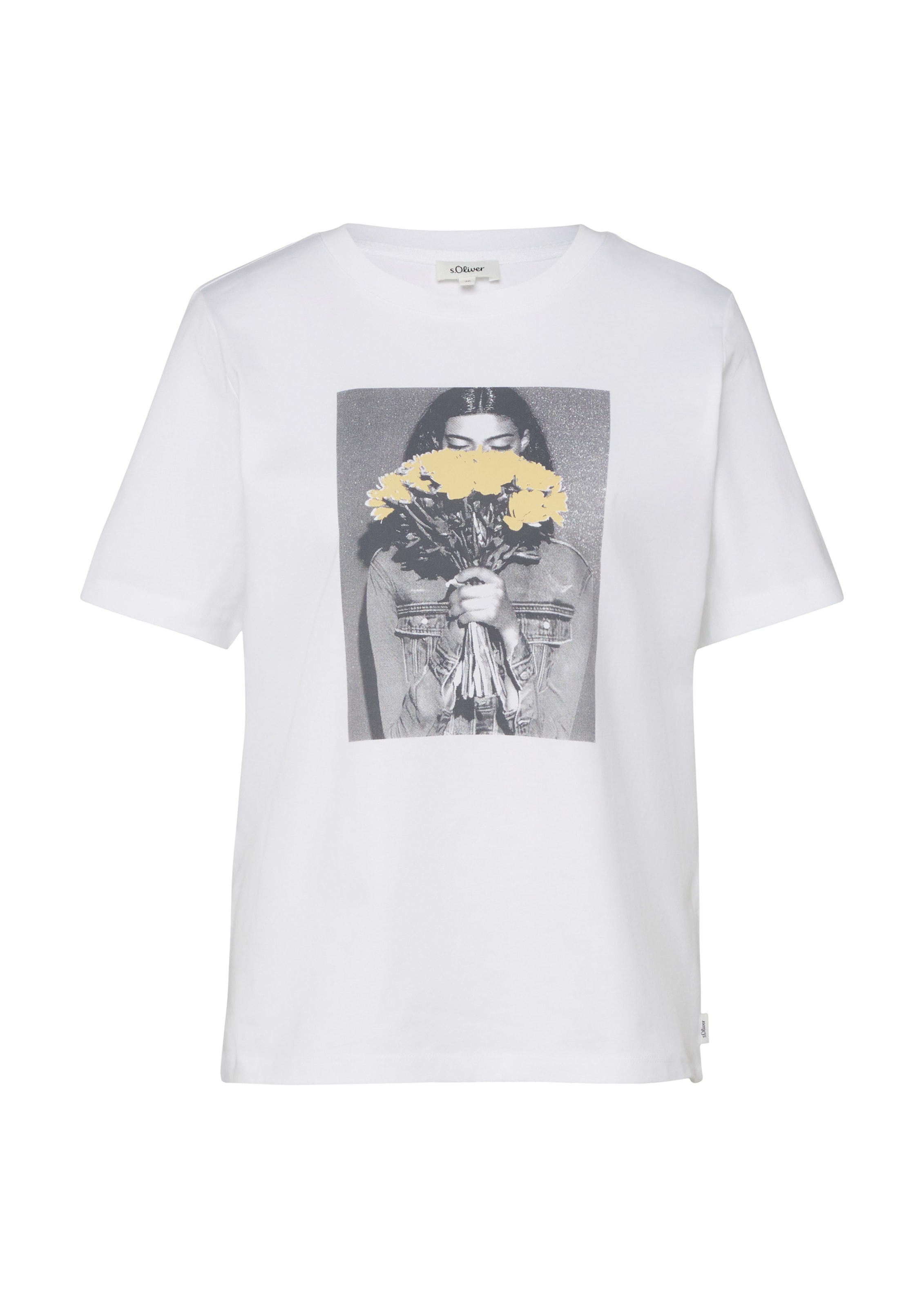 s.Oliver Shirt in White: front