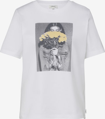 s.Oliver T-Shirt in Weiß: Vorderseite